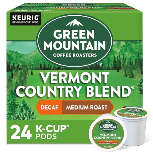 Image of Green Mountain Coffee Roasters Vermont Country Blend Decaf, Keurig Single-Serve K-Cup Pods, Medium Roast Coffee, 96 Count
