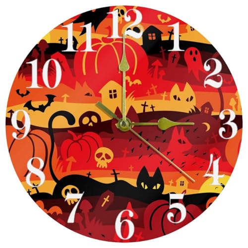 Horloge murale à quartz sans tic-tac silencieuse pour maison bureau et école - 2
