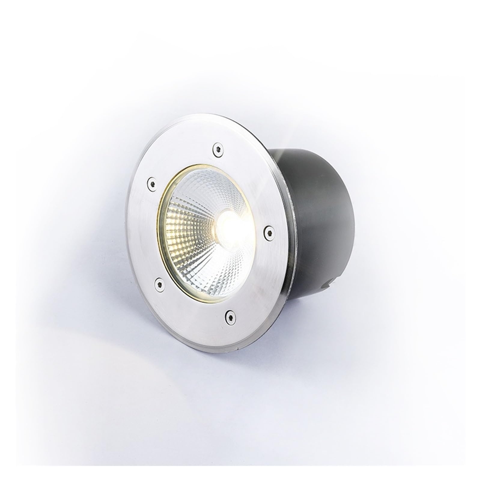 THEGA Ground Spotlights - LED Recessed Floor, AC12V Outdoor LED, IP67 Waterproof LED Outdoor Courtyard COB Landscape, Tree Light Floor Lamp(Warm Light,10W)