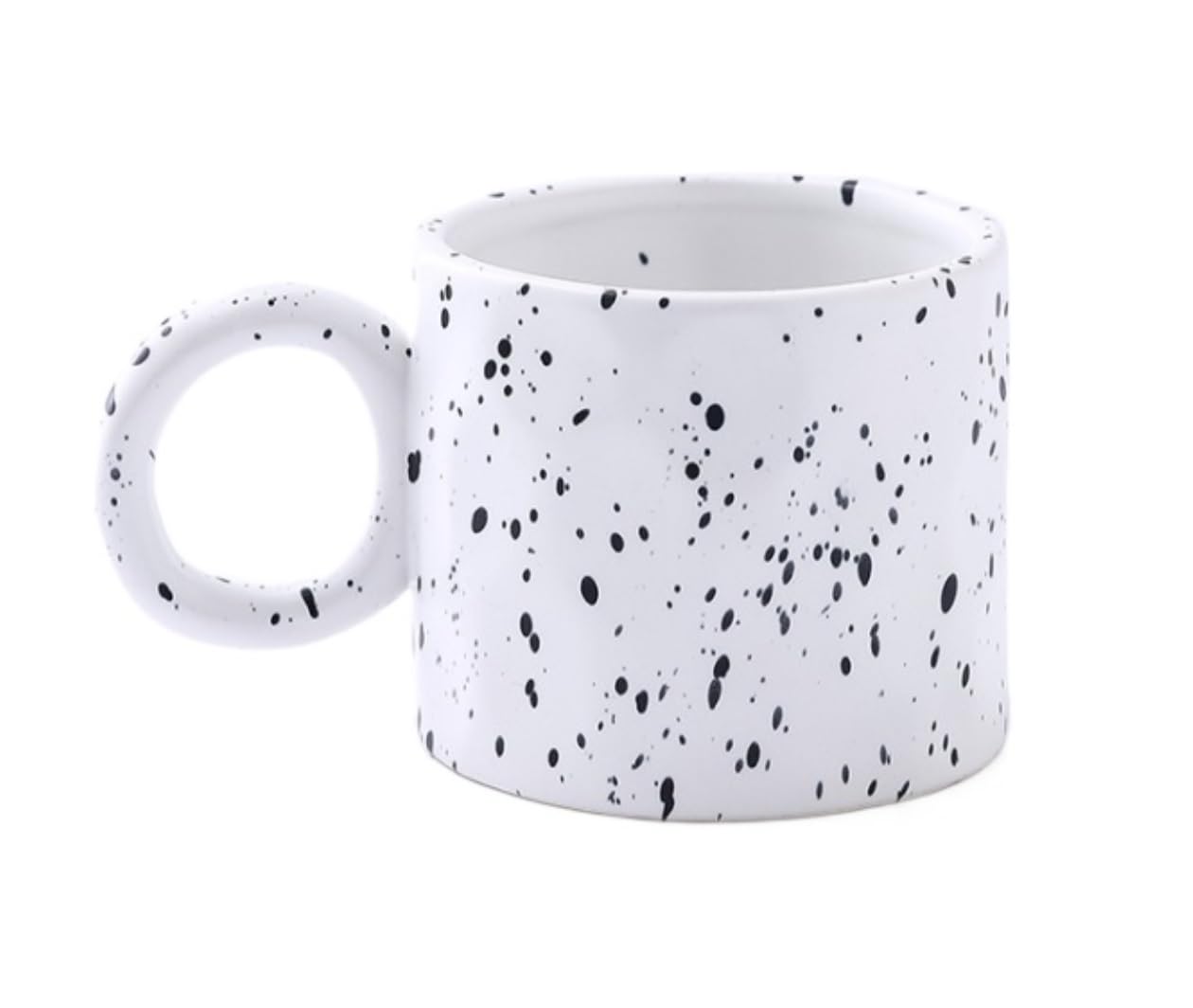 Tazas De Cafe Tazas Desayuno Taza Color Splash Tinta Taza De Cerámica Oficina Y Hogar Taza Para Beber Café Adecuado Para Bebidas De Jugo De Leche 350ml Tazas Cafe Taza Desayuno ( Color : B , Size : 35