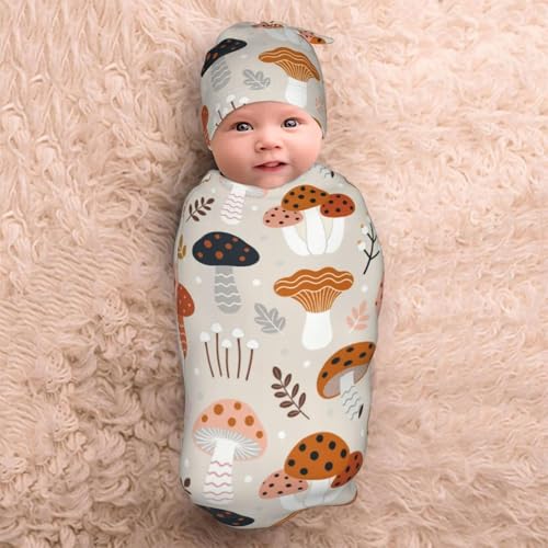 Image of Cute Swaddle Blanket for Baby, Soft Swaddling for Newborn Unisex Baby Stuff, Shower Gifts