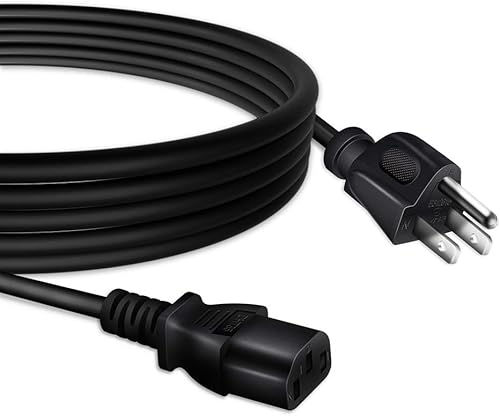 Miniatura 1 de CJP-Geek Cargador de cable de alimentación UL de 6 pies compatible con el monitor electrónico Simmons DA200SB