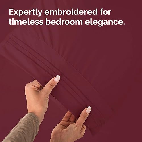 Miniatura 6 de Juego de 2 fundas de almohada de tamaño King, fundas de almohada suaves prémium, protectores lavables a máquina, almohadas de 20 x 40, 20 x 36 y 20