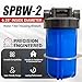 SPBW-2 Heavy Duty Metal Water Filter Wrench Water Filter Housing, Home Water Purifier Wrench, Fits for 3M-Cuno-Aqua Pure AP800, AP-801 and Big Blue Housing Wrench(6.25 Inch Inside Diameter)