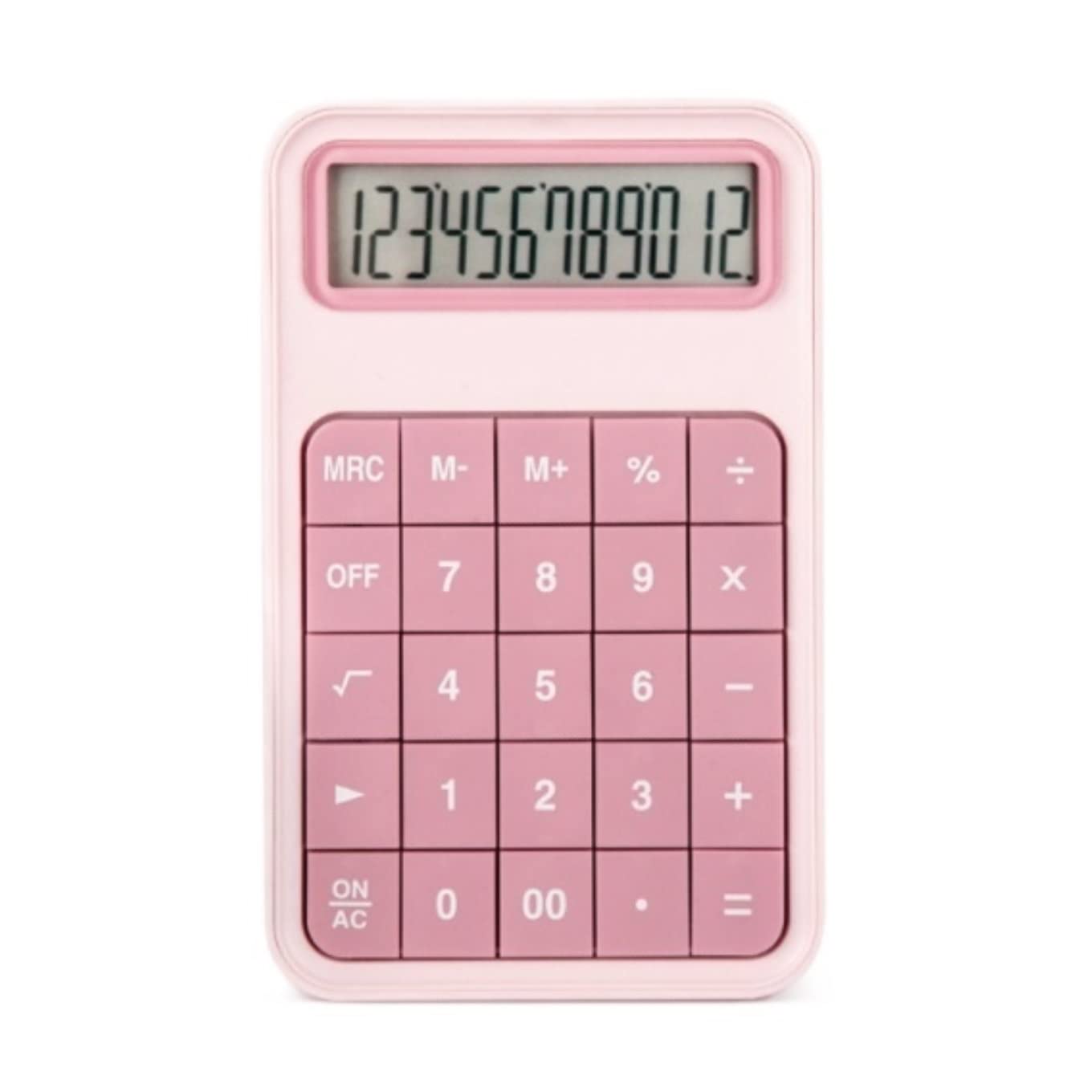Kalkulatory Kalkulator, Kalkulator Biurkowy Kalkulator Elektroniczny Kalkulator Do Biura I Domu 12-cyfrowy Wyświetlacz LCD Przybory Szkolne(Pink)
