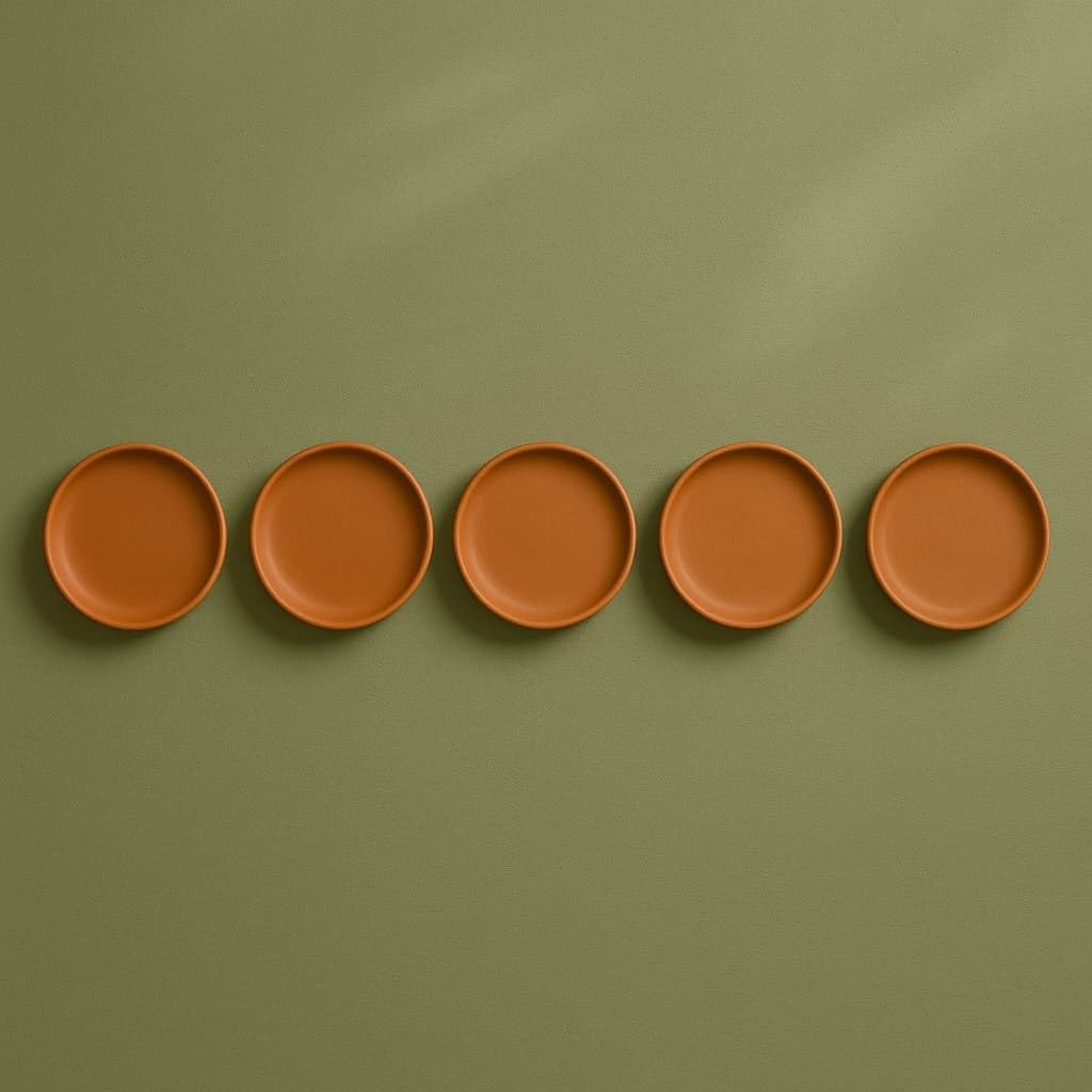 Terracotta Wall Plates - Handcrafted Rustic Décor -13