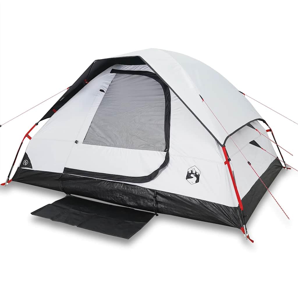 Tienda de campaña domo para personas, verde oliva, impermeable T poliéster para exteriores con conexión electrónica, tienda de campaña ligera para acampar