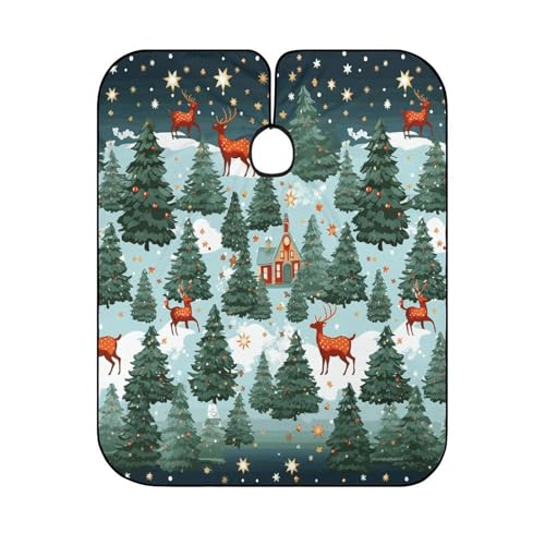 Capa para corte de cabello con cierre ajustable 170x144 cm miniatura 6