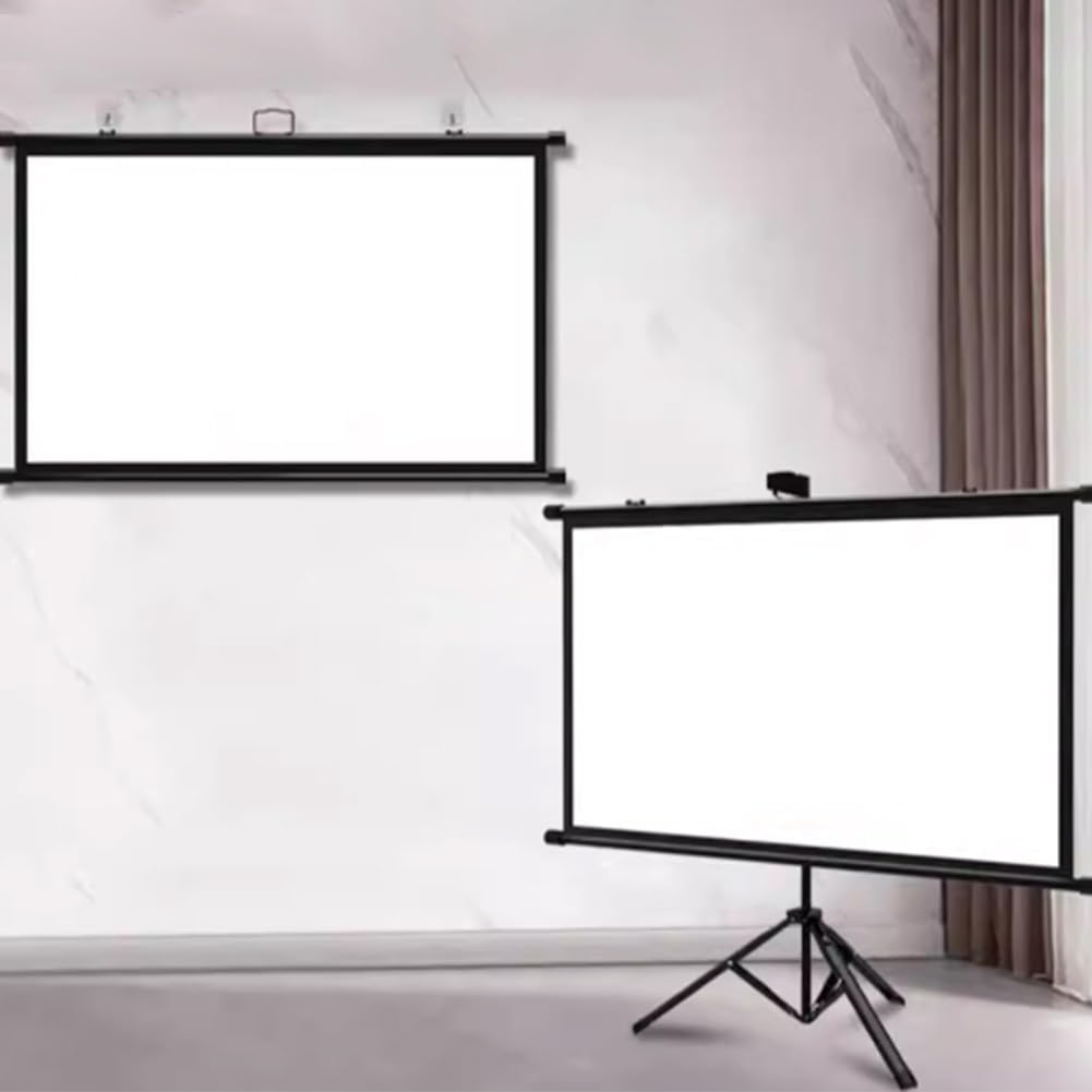 Pantalla de proyeccion plegable rapida que soluciona problemas de espacio 8