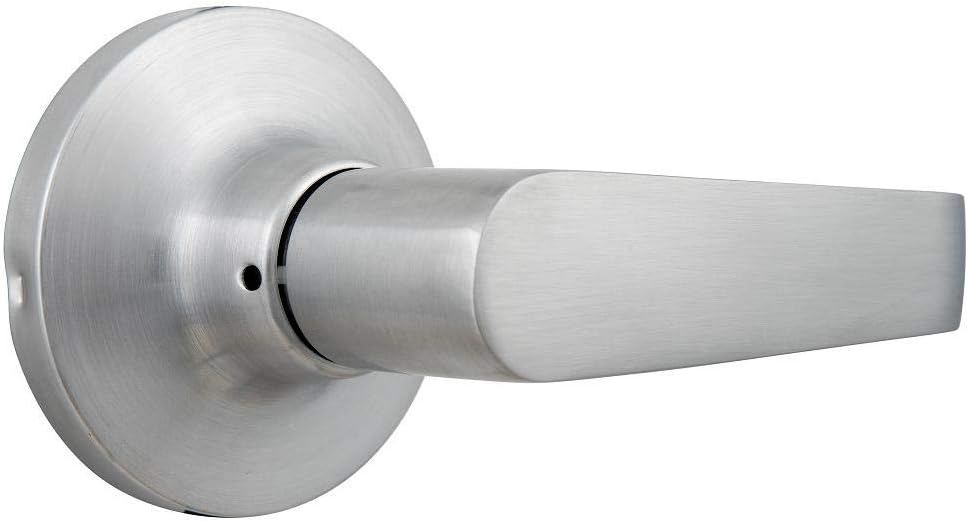 Universal Hardware Commercial 2-3/4 in. Satin Chrome Standard Duty Storeroom Lever