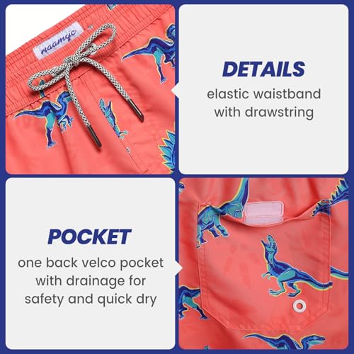 Image of maamgic Mens Swim Trunks 5 Inch with Mesh Liner Breathable for Beach