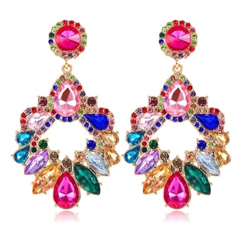 Boucles d'oreilles Kakonia Strass Géométriques Cover