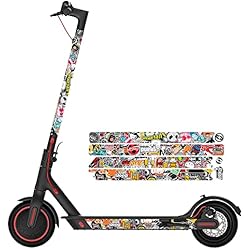 Red Bull Patines STYLISH SCOOTERS Vinilo Xiaomi m365,Vinilo Sticker Bomb para Xiaomi m365,4 Piezas Pegatina para Xiaomi m365 Pro 2, Sticker Bomb,Accesorios para Xiaomi m365,Pegatinas para Xiaomi M365