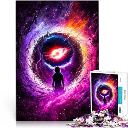 Vista del Portal Rompecabezas para Adolescentes 1000 Piezas Juguetes educativos de Aprendizaje Juegos Familiares Cumpleaños 38x26cm