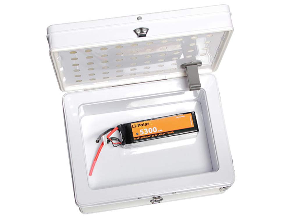 Cassaforte BAT-Safe LiPo per ricarica e conservazione sicura delle batterie