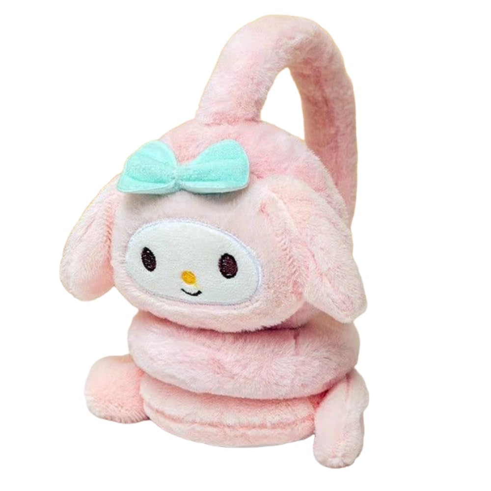 FEIFEI'S BOW Kids Boy Girl Earmuffs Winter Fleece Thermal Outdoor Warm Plush Ear Warmer (Melo)