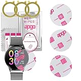 apgo 3x Ultra-Clear Hybrid vetro protettivo compatibile con Media-tech Active Band Geneva, nano vetro flessibile, ottimo sostituto del vetro temperato, resistente ai graffi, colla completa