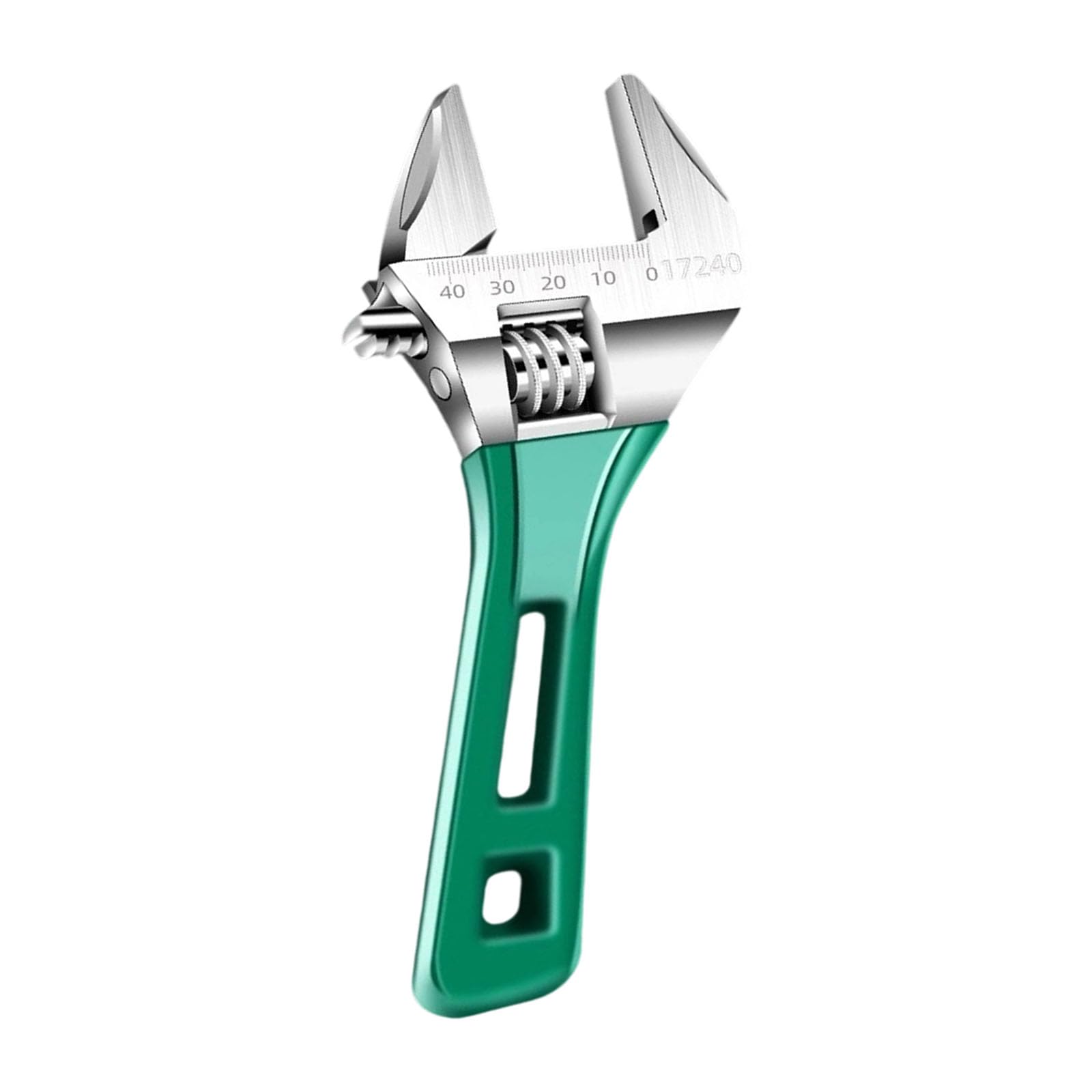 Wrench 6 / 8inch Wide Jaw Wrench with Metric Scale for Home, Garage, Workshop Wide Jaw for Garage