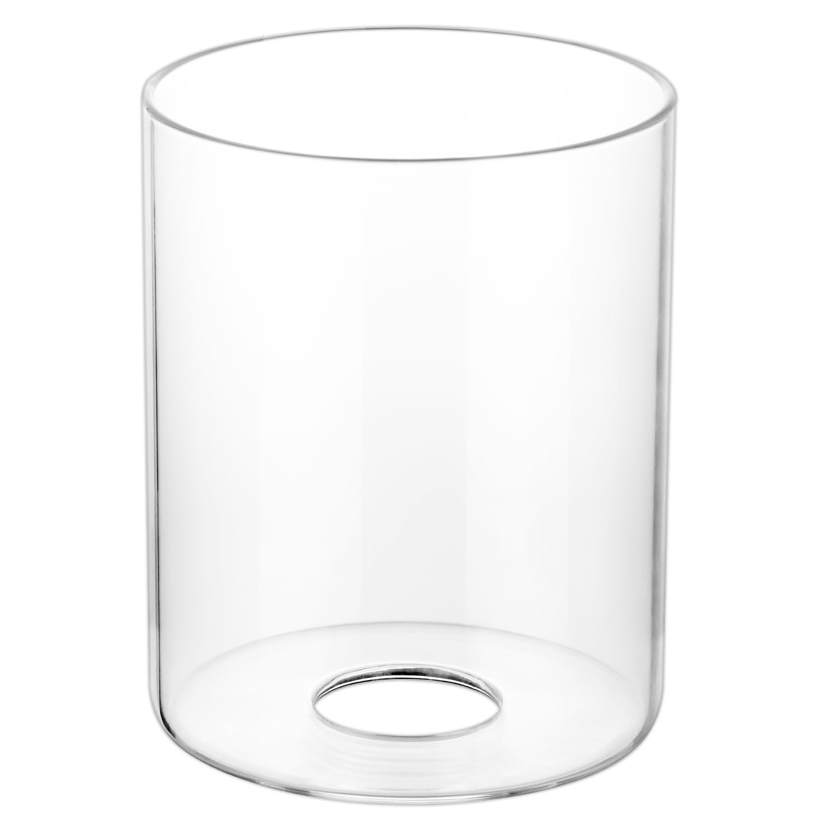 Large Clear Cylinder Glass Lamp Shade, Lip-less Light Fixture Cover, Replacement Globe for Desk Lamps, Wall Sconces, Pendant Light-image-33