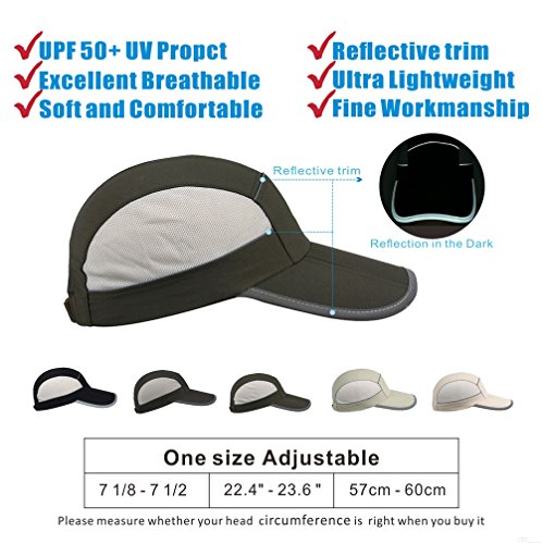 GADIEMKENSD Reflective Strips Outdoor Breathable Running Caps for Men and Women - Image 8