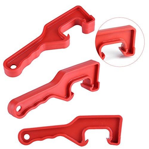 Plastic Paint Bucket Can Lid Pail Opener Opening Tool For Home Office Garage(Red) #TOP6