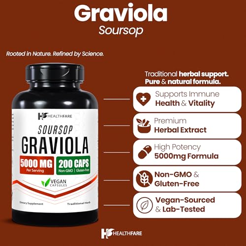 Healthfare Graviola Soursop Extract 5000mg