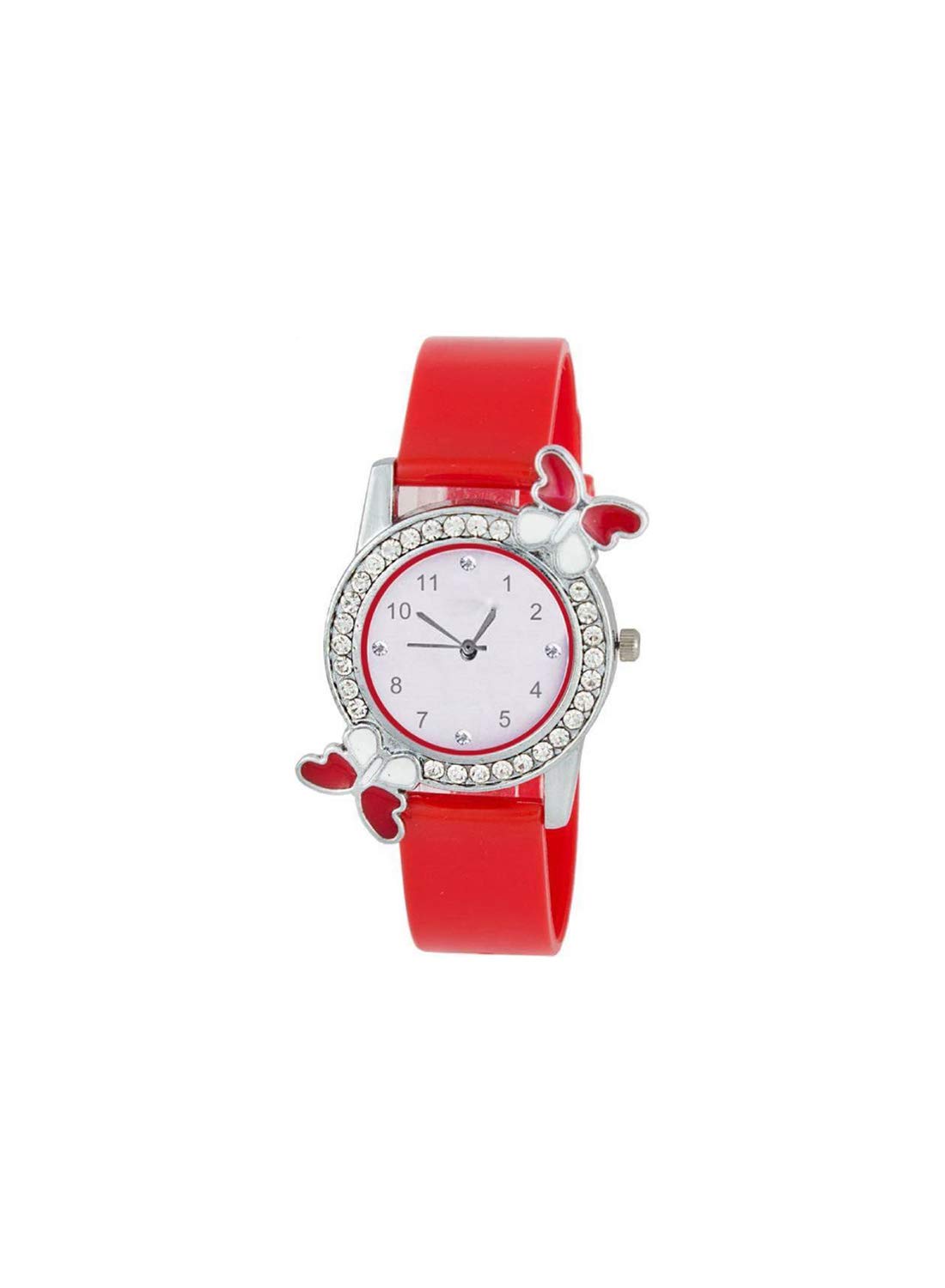 HORCHIS Red Leather Strap Wrist Watch for Girls and Womens (B08BG38YMQ) Amazon Price History, Amazon Price Tracker