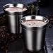 Imagen de Voyoo Paquete de 2 tazas de café expreso de acero inoxidable de 160 ml