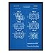 Produktbild Nacnic Lego Bausteine Patent Poster. Vintage Stil Wanddekoration Abbildung von Spielzeuge und Kinder Puppen. Verschiedene geometrische Alte Erfindungen Bilder ohne Rahmen. Größe A3.