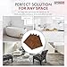 PowerSellerUSA Tivoli Self Adhesive Vinyl Floor Tiles, 45 Pcs Contemporary Peel and Stick Tile, 12