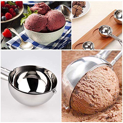 3 peças de aço inoxidável para sorvete Scoop Maserfaliw – 3 peças, ferramenta de cozinha clássica e