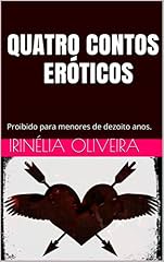 Capa de QUATRO CONTOS  ERÓTICOS: Proibido para menores de dezoito anos.