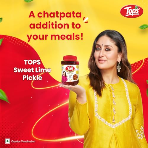 Image of TOPS Gold Pickle Sweet Lime- 950 gm | Prepared from tangy Sweet Limes. (Pack of 3)