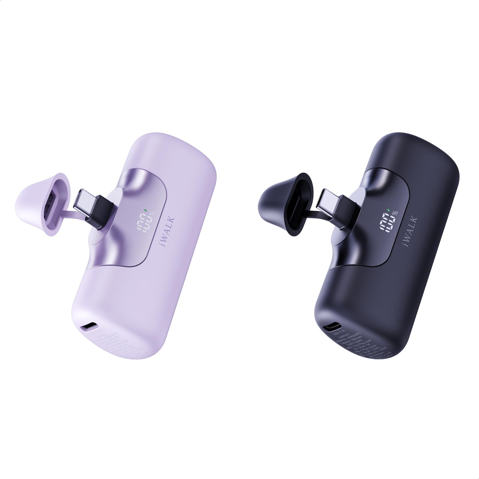 iWALK Powerbank 5500mAh Mini USB C Power Bank 22.5W 2Pack