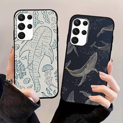 NBCDSUJ 2 Pack Cute Summer Phone Cases for Samsung Galaxy A23 5G Whale Shark Ocean Coral Reefs Jellyfish Phone Case for Girls Women Boy Men,Shockproof Cover Funda for Samsung A23 6.6 Inch