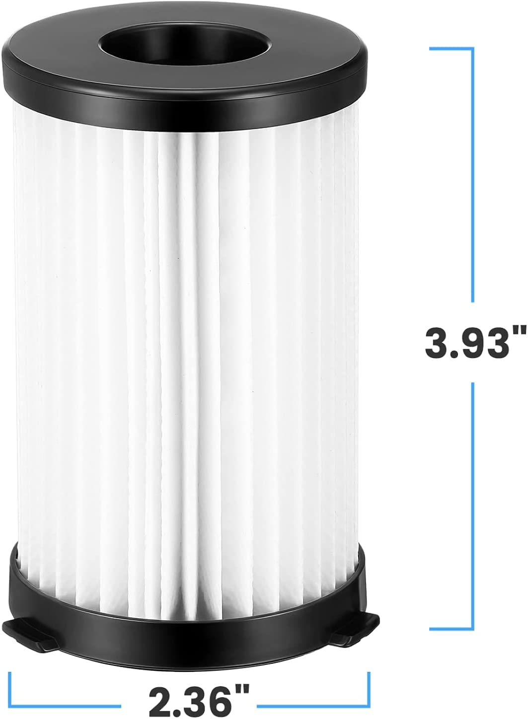 16 Pezzi Filtro di ricambio compatibile con gli aspirapolvere Ariete Handyforce 2761 e 2759, 8 filtri + 8 filtri in schiuma