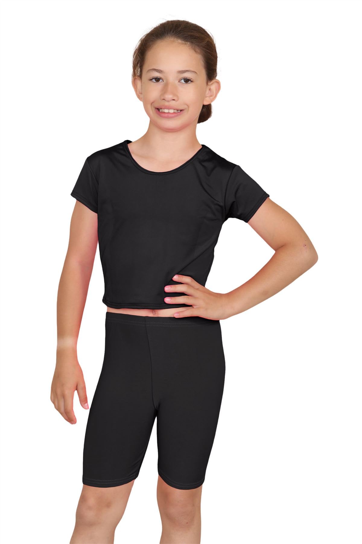 Pantalones cortos de ciclismo para niñas ideales para el patio y actividades