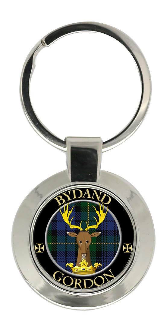 Giftshop Uk Unisex Silver Coloured Metal Gordon Scottish Clan Key Ring