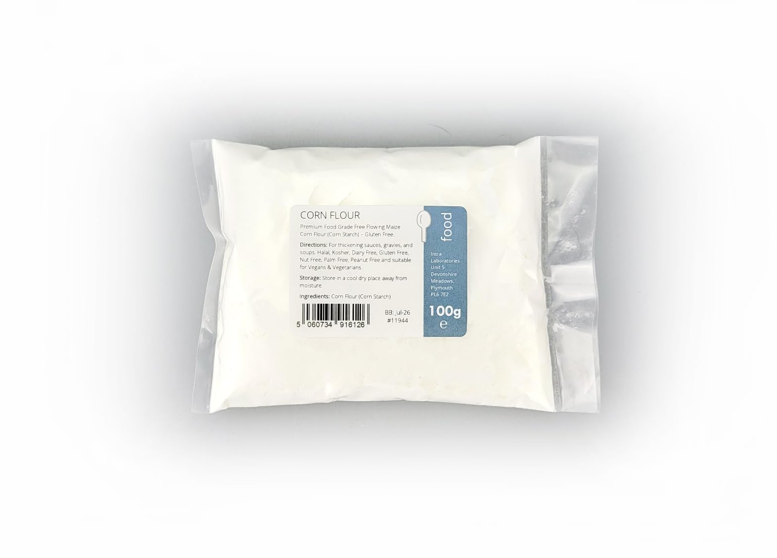 Premium Maize Cornflour 100g, Ultra-Fine, Gluten-Free Thickening Powder
