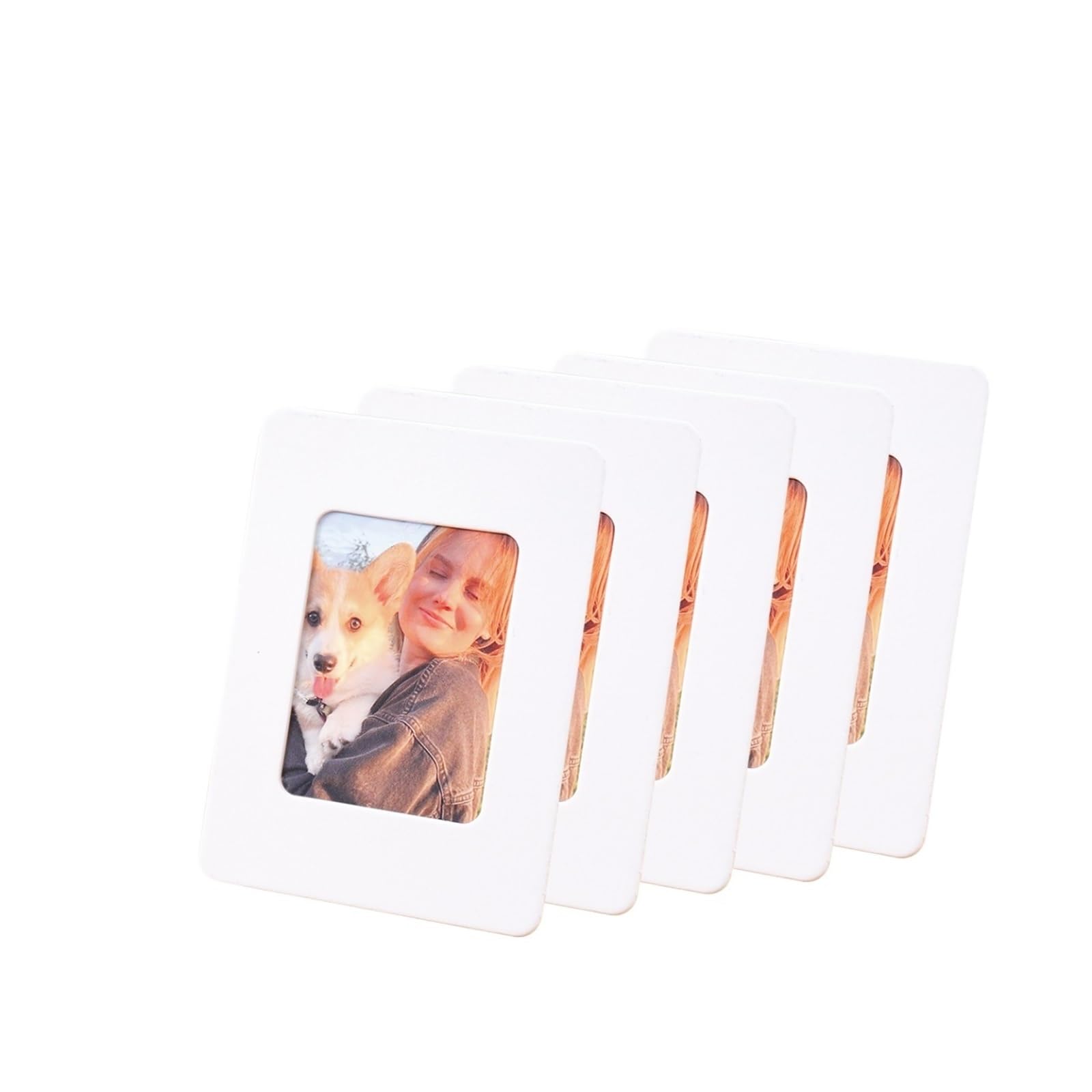Cardboard Photo Frame 3-inch Cardboard Photo Frame With Folding Stand for Desktop Display, for Decorating Living Rooms, Bedrooms, and Offices