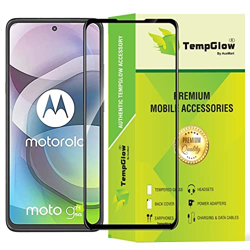 Image of Screen Protector for Motorola Moto G71 5G (Black) Tempered Glass Edge-to-Edge 6D Screen Guard With Installation Kit