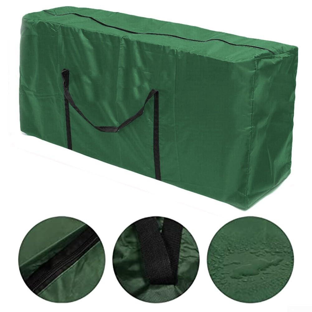 Sac de rangement extérieur spacieux et imperméable pour meubles, fabriqué en tissu Oxford 210D indéchirable (116 x 47 x 51 cm)