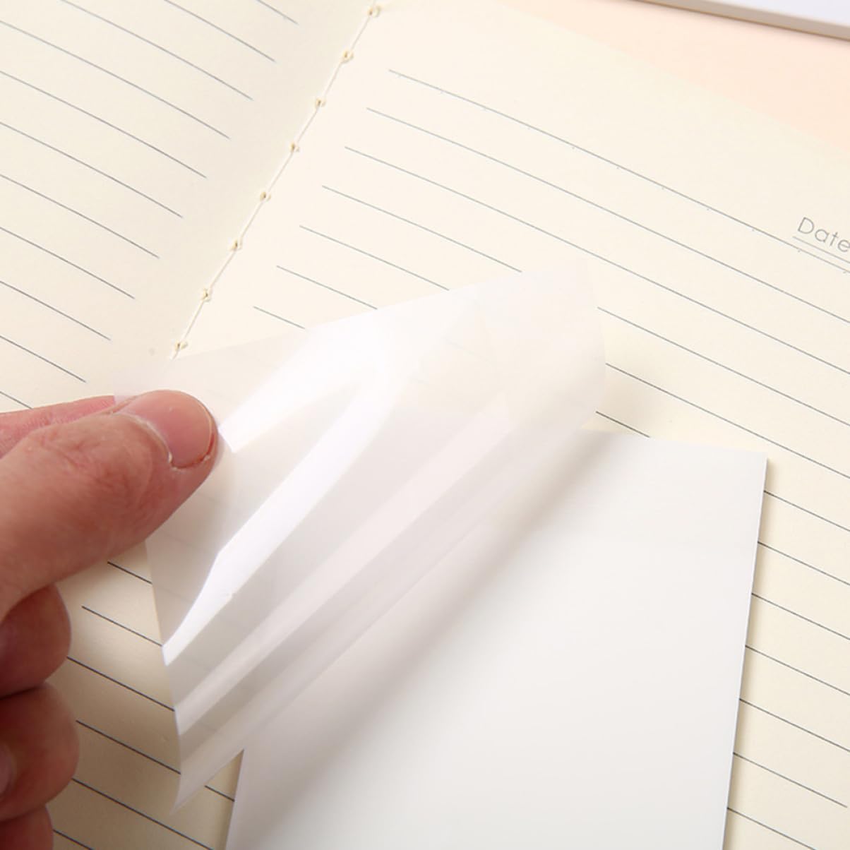EXCEART Lot De 4 Blocs-notes Adhésifs Polyvalents Notes Adhésives Pour Bureau Blocs-notes Légers 200 Feuilles X 4