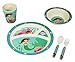 EcoBamboo Ware Kids Bamboo Dinnerware Set with Tumbler, Marina The Mermaid