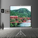 Ruication 70" Diagonal 1:1 Electric Projector Screen Portable Pull Up Screen HD...
