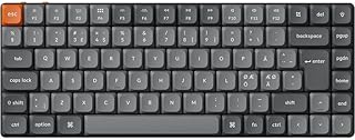 【国内正規品】Keychron K3 Max ロープロファイル ワイヤレス・カスタムメカニカルキーボード、2.4GHz・Bluetooth無線・有線対応/QMK VIAプログラム可能/USレイアウト/RGBライト/ホットスワップ対応ロープロファイルGateronメカニカルスイッチ/Mac Windows Linux対応 (ロープロファイルGateronメカニカル赤軸(ホットスワップ対応))