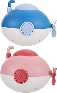 TOYANDONA 2 Peças Brinquedos De Banho De Bebê Brinquedos De Banheira Flutuantes Brinquedos De Banho De Animais Brinquedos De Banho De Bebê Brinquedos De Banho Submarinos Brinquedos De Banho