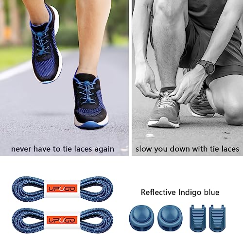 Image of UpUGo Elastic Shoe Laces, No Tie Shoe Laces Tieless for Kids, Adults, Elderly, One Size Fit All