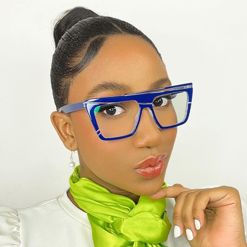 Miniatura 4 de VOOGLAM Marco de gafas cuadradas para mujer