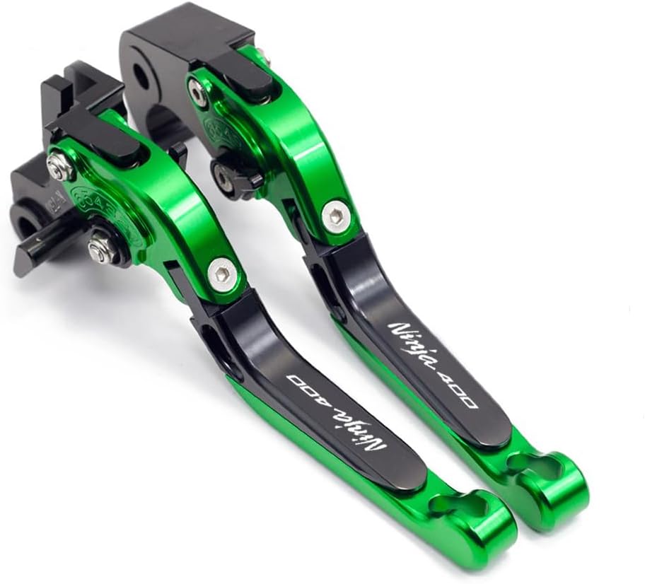 for Kawasaki Ninja 400 Ninja400 2024 2023 2018-UP Motorcycle CNC Handlebar Adjustable Folding Extndable Brake Clutch Levers Handle (Black)